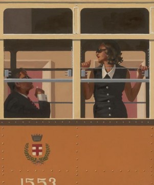 Jack Vettriano Painting - La mirada del amor Contemporáneo Jack Vettriano